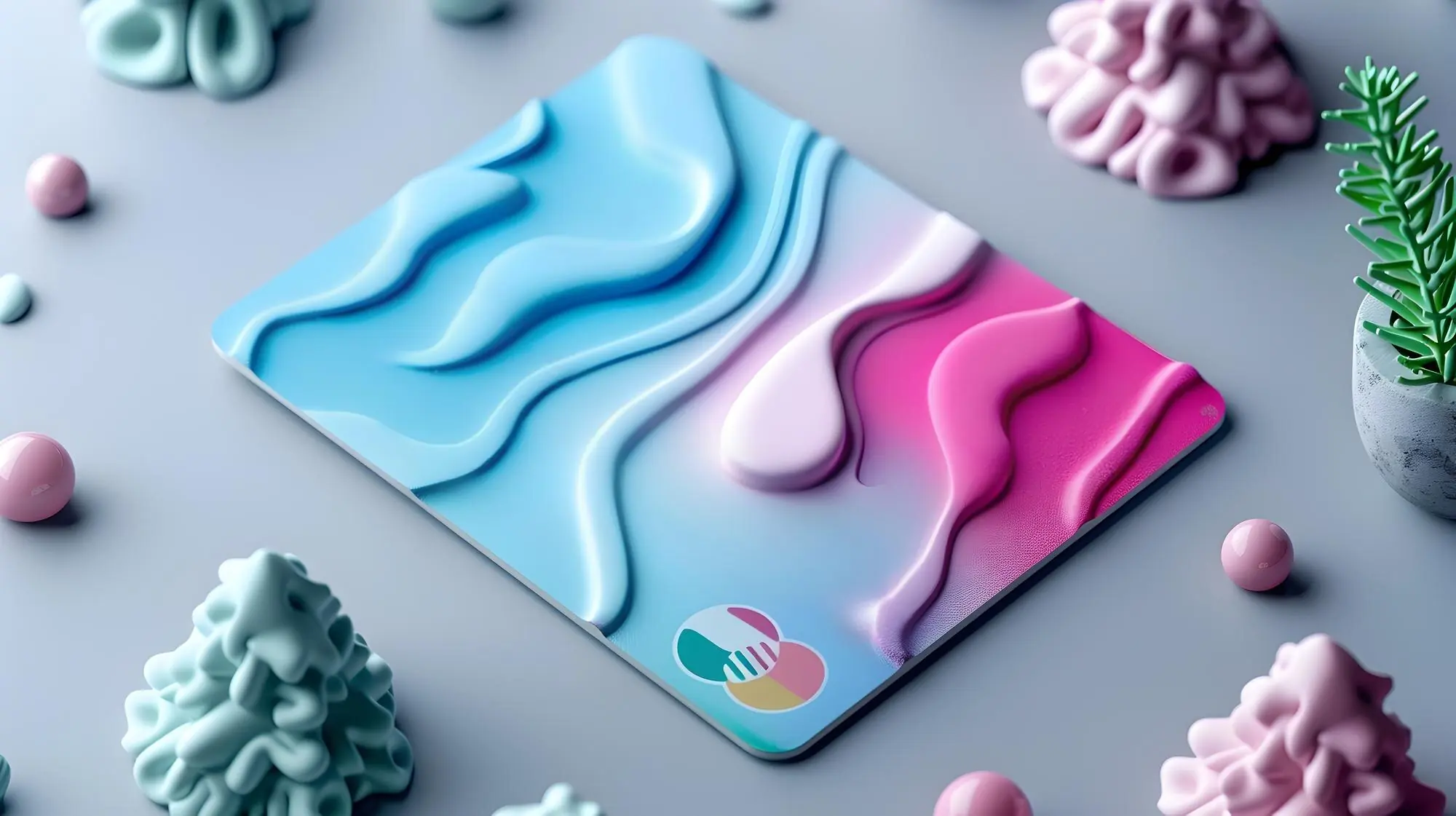 3D en tarjetas de PVC