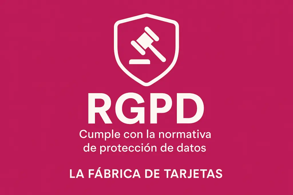 Icono de escudo con balanza representando el cumplimiento del RGPD