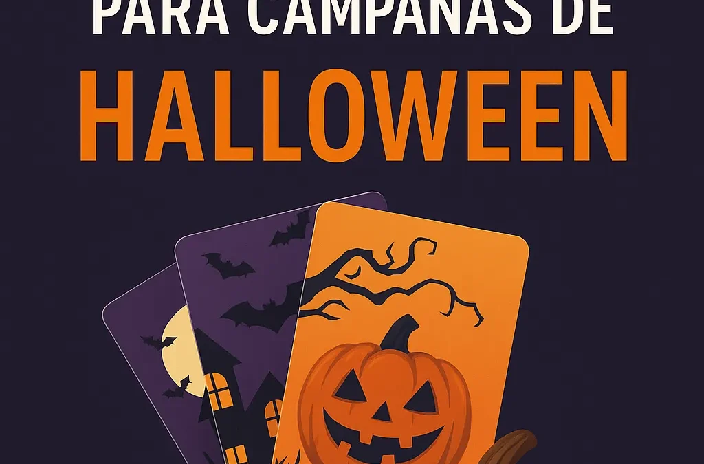 Tarjetas plásticas para campañas de Halloween