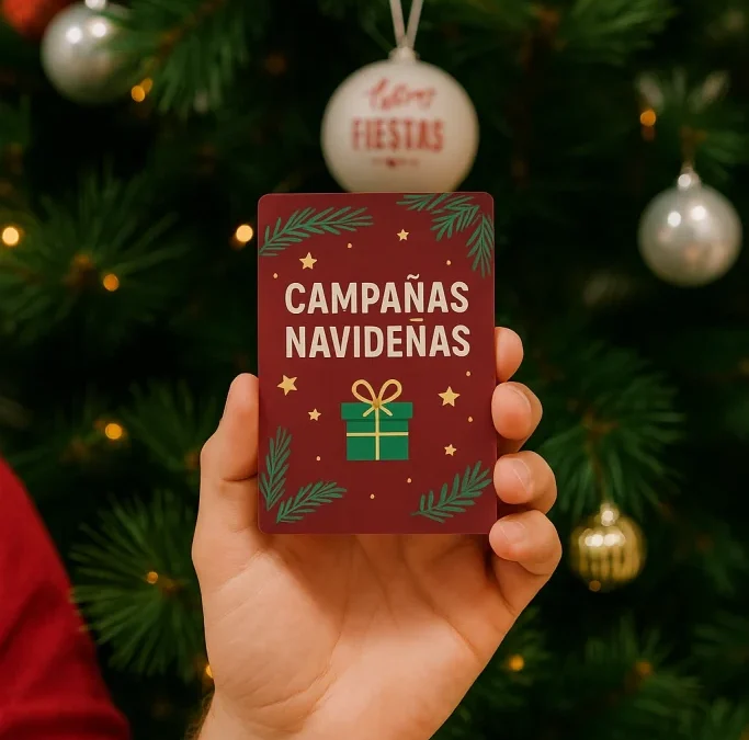 Campañas navideñas: crea impacto con materiales personalizados