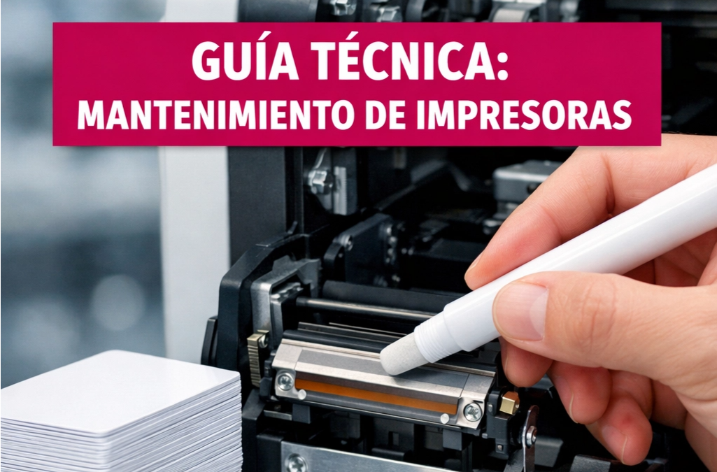 Guía técnica: Cómo limpiar y mantener tus impresoras de tarjetas PVC