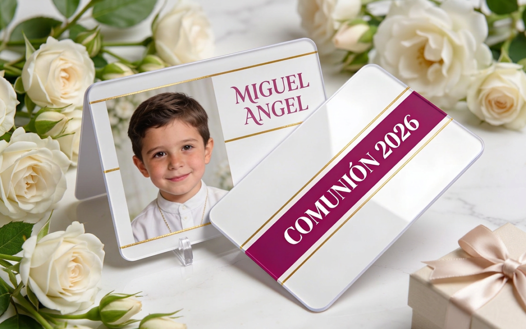 Tarjetas PVC para comuniones y eventos de primavera: ideas, plazos y precios